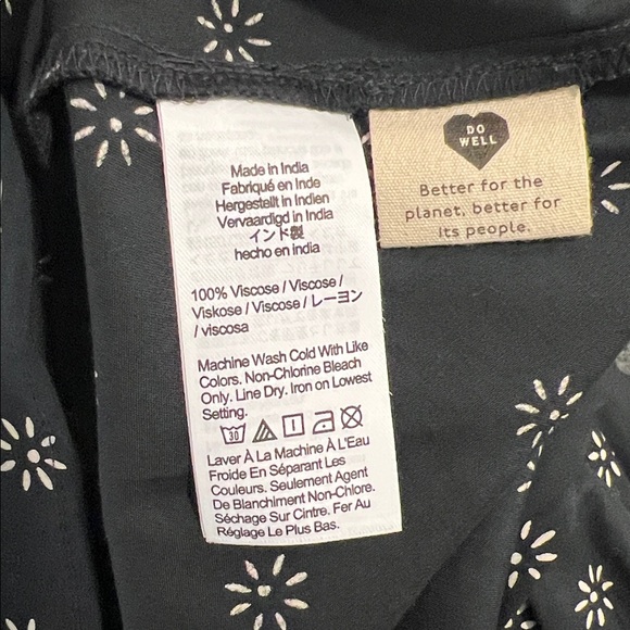 Madewell Sweetheart Puff Sleeved Midi Dress in Stardot Size 12 - Picture 10 of 10